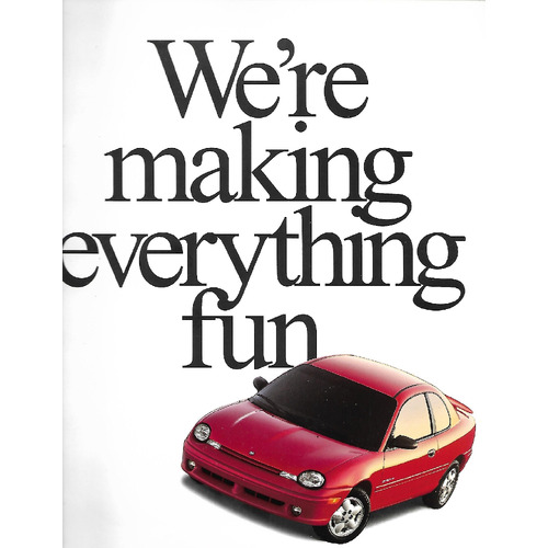 1999 Dodge Neon brochure preview