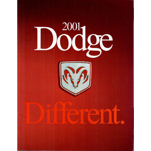 2001 Dodge full-line sales brochure preview