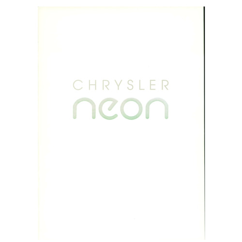 1994 Chrysler Neon Car Brochure (Dutch-market) preview