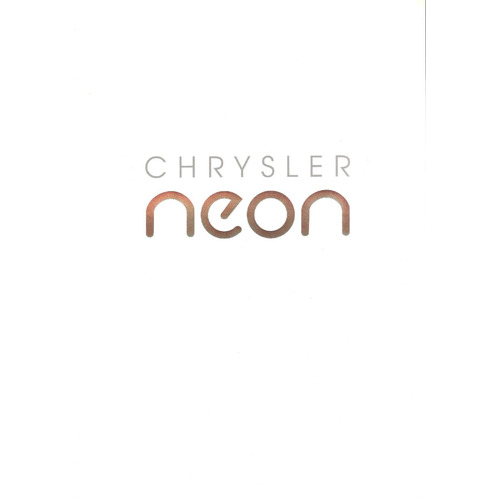1995 Chrysler Neon brochure (German-market) preview