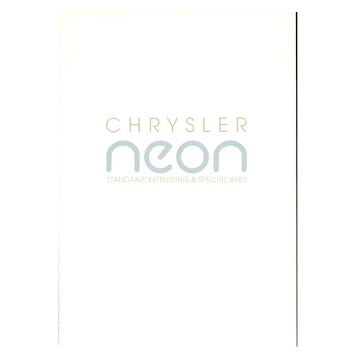 1995 Chrysler Neon (Germany) preview