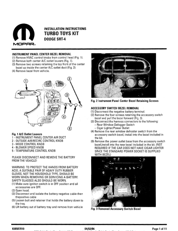 Mopar turbo toys instructions preview