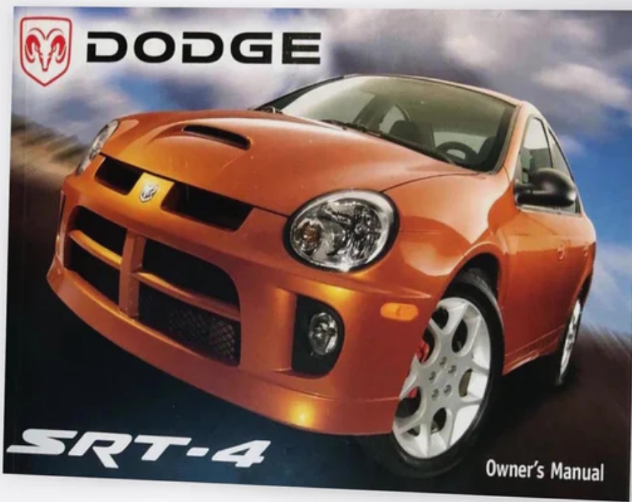 Dodge 2005 Neon SRT4 Owner`s manual preview