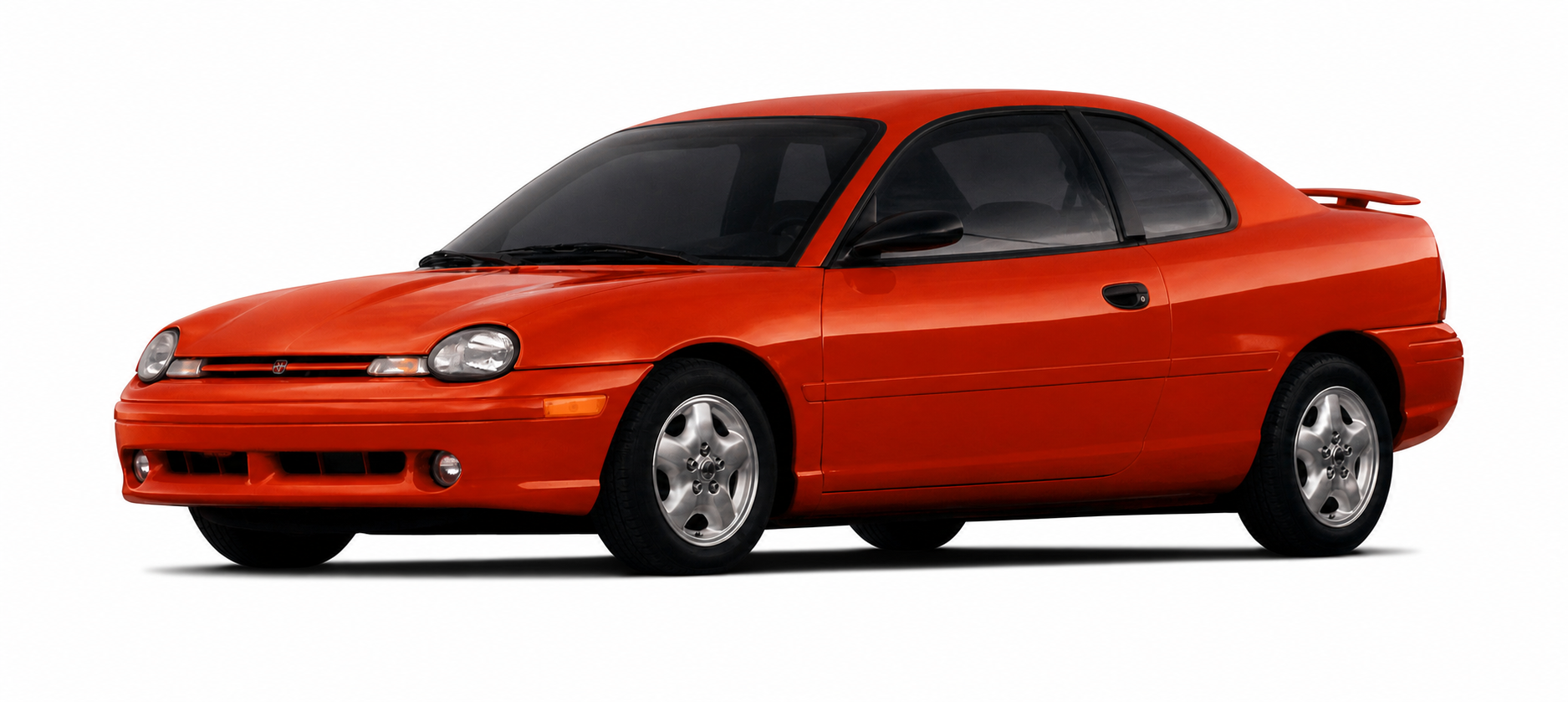 Orange Dodge Neon coupe from SCCA brochure